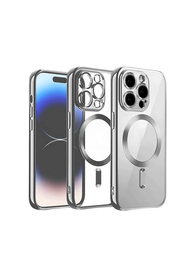 Newface Apple İphone 13 Pro Max Kılıf Kross Magneticsafe Kapak - Titan Gri