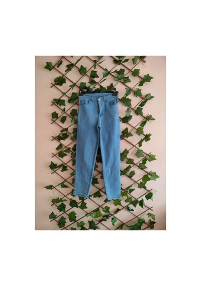 Çınar Boutique Paçası Taşlı Açık Mavi Kot Pantolon-açık Mavi - 42 Açık Mavi Açık Mavi