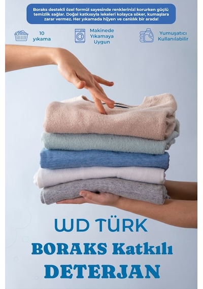 Boraks Katkılı Deterjan 1,5 Kg Renkliler İçin Özel