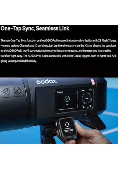Godox Flash Wıtstro Ad600 Pro