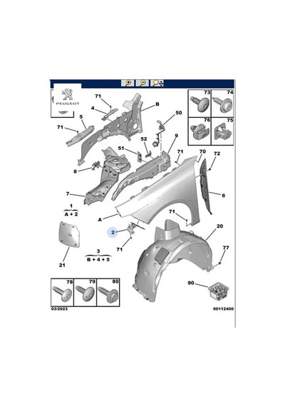 Ön Çam Mesnedi Peugeot 9813148580