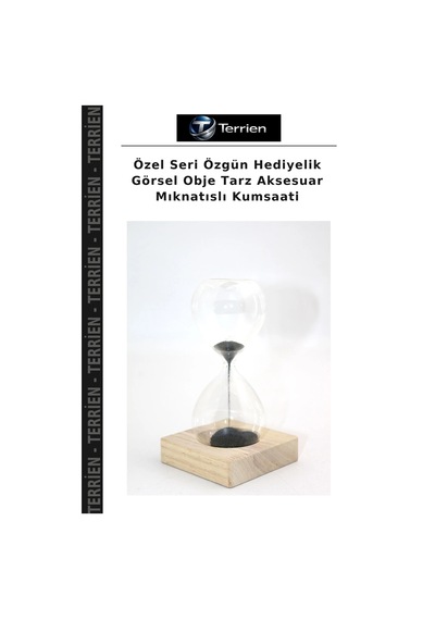 Özel Seri Özgün Hediyelik Görsel Obje Tarz Aksesuar Mıknatıslı Kumsaati Çok Renkli