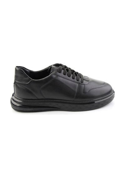 Bambi Siyah Napa Hakiki Deri Erkek Sneaker E01736060543