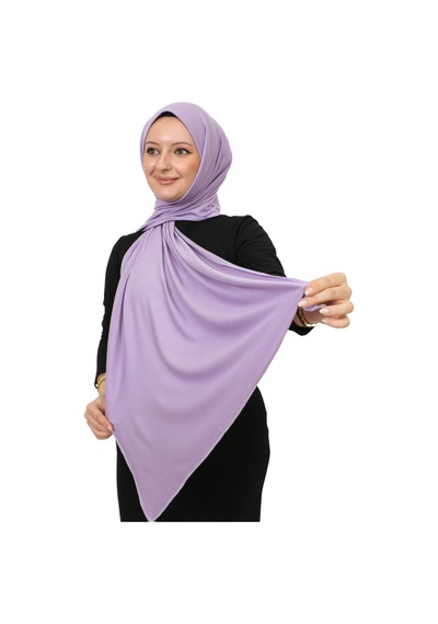 Modish Group Şal Tesettür Başörtüsü Premium Kumaş Eşarp Uzun Islami Giyim Viskon - Lila Lila
