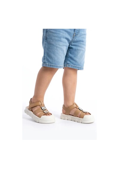 Kindep Kids Kaymaz Taban Çocuk Sandalet Vizon