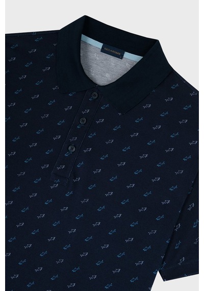 Paul & Shark Erkek Polo Yaka T Shirt 24411337 013 Lacivert Lacivert