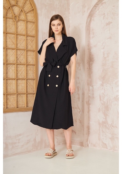 Pasaklı Giyim Kadın Keten Siyah Oversize Geniş Kesim /salaş /uzun Kısa Kollu Yazlık Ceket Elbise 700-3162451 Pasaklı Giyim Kadın Keten Siyah Oversize Geniş Kesim /salaş /uzun Kısa Kollu Yazlık Ceket Elbise 700-3162451
