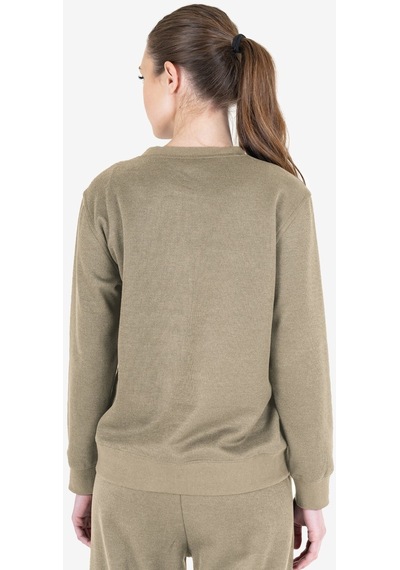 Lescon Bej Kadın Sweatshirt 23n-2102
