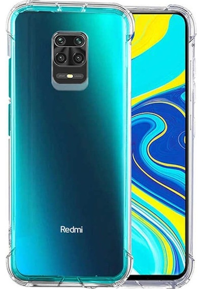 Xiaomi Redmi Note 9S Köşeleri Airbagli Antişok Şeffaf Kılıf