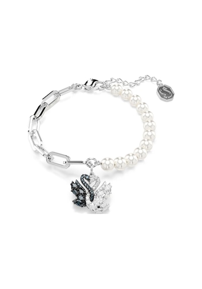 5705720 Swarovski Bilezik Swan:bracelet Whıte/rhs M Metalik