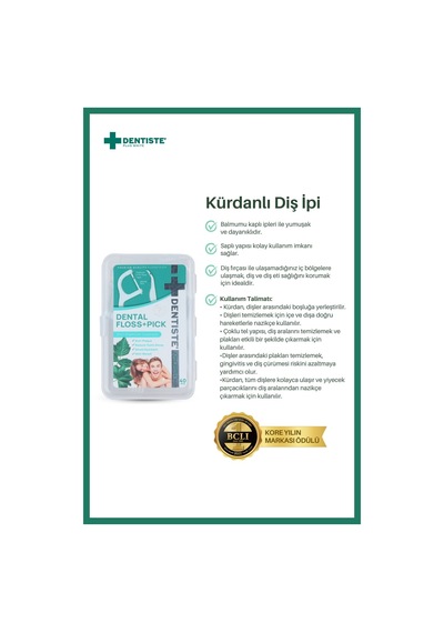 Dentiste Kürdanlı Diş Ipi 40'lı Paket