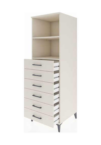 Kronos Dolap 2 Raflı 6 Çekmeceli 60x59x182 Aytaşı-aytaşı Aytaşı