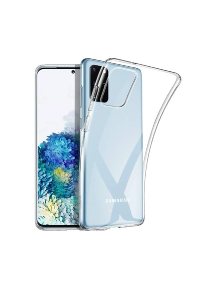 Samsung Galaxy S20 Kılıf Zore Süper Silikon Kapak - Şeffaf