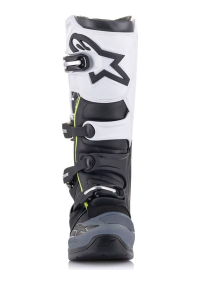 Alpinestars Tech 5 Kros Motosiklet Botu Siyah Gri Beyaz