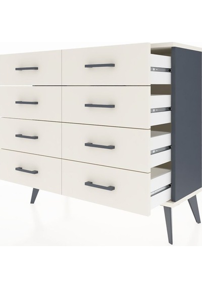 Arges Şifonyer 8 Çekmeceli 88x30x80 Antrasit-aytaşı Aytaşı Arges Şifonyer 8 Çekmeceli 88x30x80 Antrasit-aytaşı Aytaşı