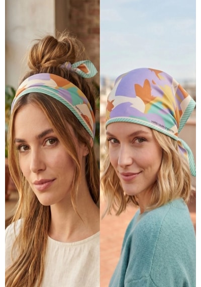 United Colors Of Benetton Flora Bandana/fular -1018-47 47 Lila