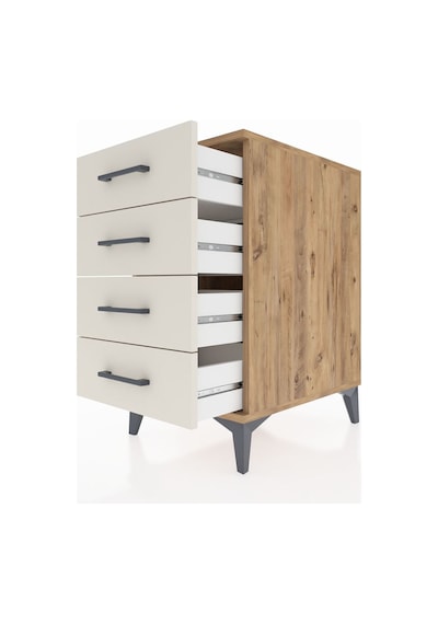 Kronos Komodin 4 Çekmeceli 44x59x80 Çam-aytaşı Çam