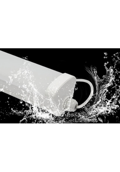 10 Adet Cata Ct 2477 Nemli Yer 40w 120cm Etanj Led Armatür Beyaz Işık 6400k Siyah