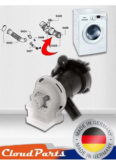 Bosch Uyumlu/siemens/profilo Çamaşır Makineleri İle  Tahliye Pompası Cld luğu Sorunuz