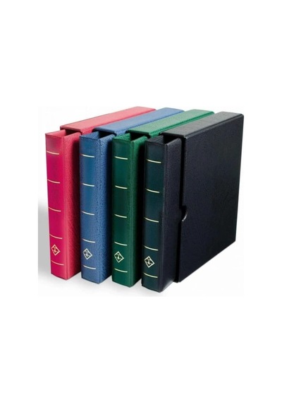 Optıma F Dar Kasetli Klasör 240x280x55mm Pul, Madeni Para, Kağıt Para, Zarf, Efemera Koleksiyonlarınız İçin İdealdir , Mavi Kapak Cok Renkli