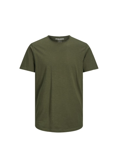 Jack & Jones Erkek Bisiklet Yaka Basic Tişört - Basher Forest Night