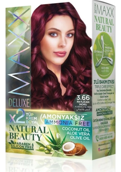 Maxx Deluxe Set Boya Natural Beauty 3.66 Patlıcan Moru (530345538)
