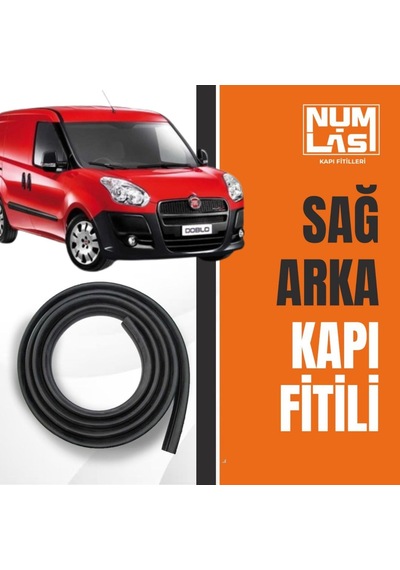 Fiat Doblo Panelvan 2010-2015 Sağ Arka Kapı Fitili-a Kalite-numlas-nm4254