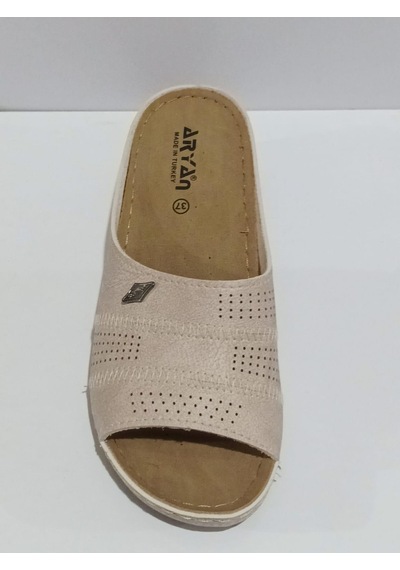Aryan 09-779 Anatomic Kadın Comfort Terlik Beyaz