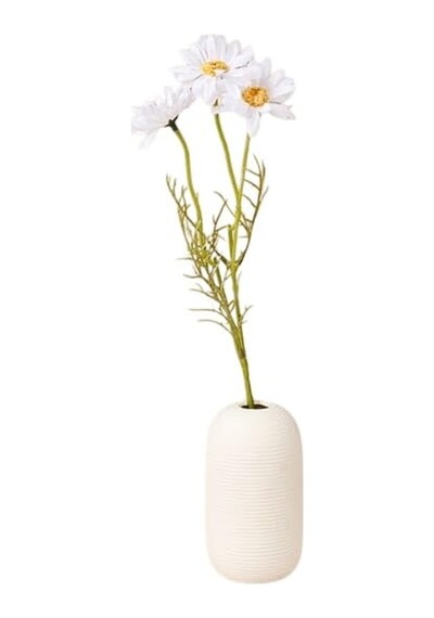 Evidea Deco Papatya Yapay Dal Çiçek - Beyaz - 47 Cm Çok Renkli