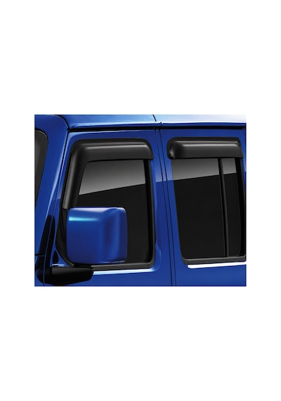 2007-2018 Jeep Wrangler Rubicon Cam Rüzgarlığı Parlak Siyah İthal 4 Parça Premium Cam Vizörü
