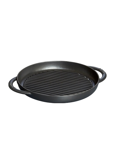 Staub Döküm Izgara Tava Çift Kulplu 26 Cm Siyah Diğer