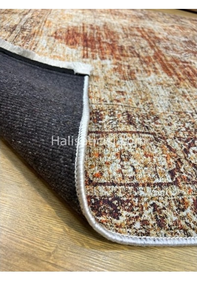 Salerno Çamaşır Makinesinde Yıkanabilir Kilim Halı Hs1005 Çok Renkli