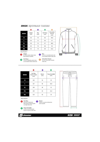 Shooter Sportswear Shooter Premium Dik Yaka Rahat Form Klasik Paça Erkek Eşofman Takımı Haki Shooter Sportswear Shooter Premium Dik Yaka Rahat Form Klasik Paça Erkek Eşofman Takımı Haki