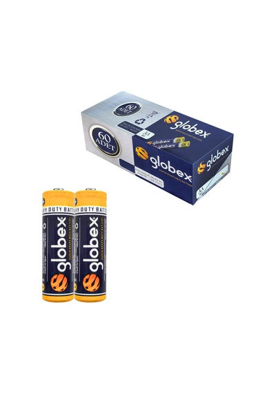 Globex Gx-0105 Aa Kalem Pil Carbon 60lı Paket
