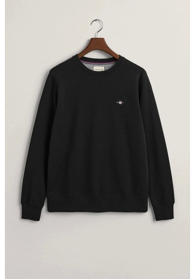 Gant Erkek Siyah Regular Fit Sweatshirt Siyah