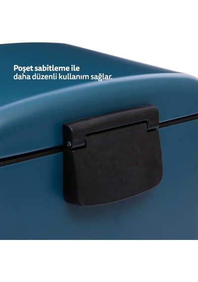 Ariane Metal Pedallı 30 L Çöp Kutusu, Çıkarılabilir Kova, Poşet Sabitleme, Geniş Pedal