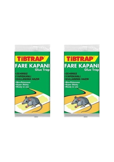 Tibtrap Zehirsiz Yapışkan Yüzeyli Kullanıma Hazır Fare Kapanı 1 Karton