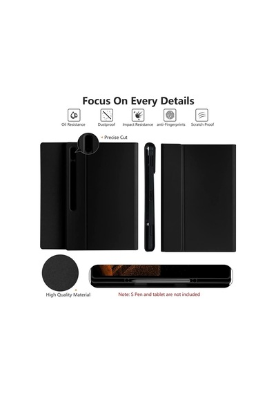 Samsung Galaxy Uyumlu Tab S8 Ultra Sm-x900 X903 X905 X906 Kılıf Kablosuz Klavyeli Kılıf Mobax Türkçe Klavye