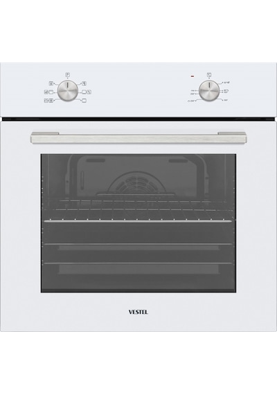 Vestel Doğal Lezzet AF-4661 YB - AO-6004 YB-DG - AD-60030 B Beyaz Ankastre Set