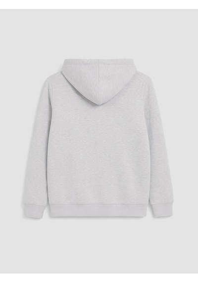 Lcw Everyday Beyaz Kalın Oversize Kadın Fermuarlı Sweatshirt