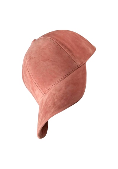 Uniquetrenders Unisex Vegan Süet Şapka Pudra
