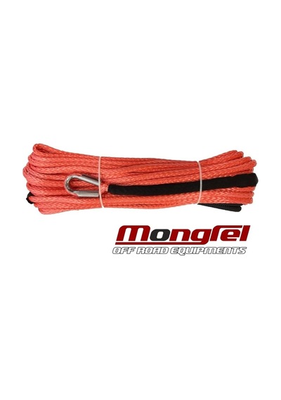 Mongrel Sentetik Halat 10Mm 28Mt Kırmızı 19600 Lb