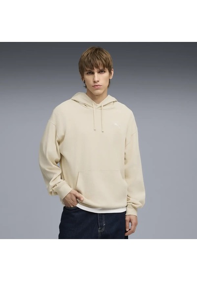 Puma Ess Elevated Relaxed Hoodie Krem Erkek Sweatshirt