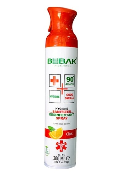 Bebak Citrus Hava Temizleme Spreyi 300 ML