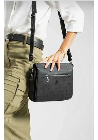 Just Polo Orijinal Kadın 3 Bölmeli Lüks Omuz Çantası Shopper Siyah