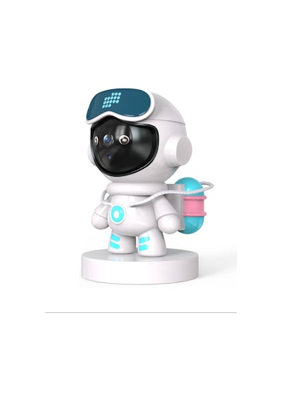 Exenar - Beyaz - Akıllı Robot Ip Kamera 4k Ultra Hd 2mp 360 Dönen Gece Görüşlü Smart Wifi Ev Çocuk Güvenlik Kamerası