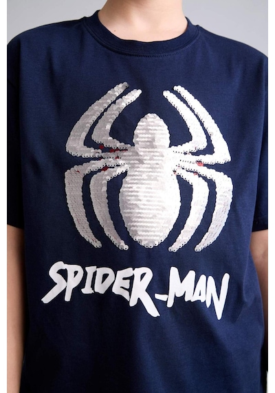 Defacto %100 Pamuk Çift Yönlü Payetli Marvel Spıderman Tişört Erkek Çocuk H8255a826hsnv256 Lacivert-nv256 Defacto %100 Pamuk Çift Yönlü Payetli Marvel Spıderman Tişört Erkek Çocuk H8255a826hsnv256 Lacivert-nv256