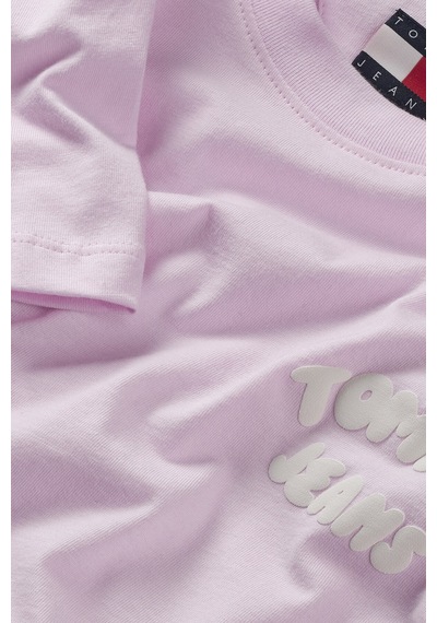 Tommy Jeans Kadın Tişört-dw0dw22310 Pınk