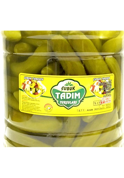 Çubuk Tadım Turşuları No 2 Çubuk Salatalık Turşusu 5 KG