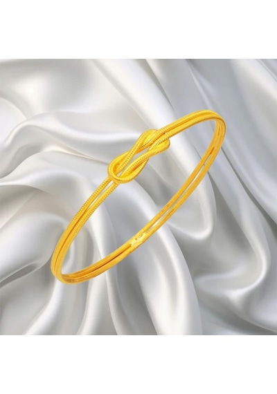Leva Gold 22 Ayar Fitilli Aşk Düğümü Bilezik 15 Gr